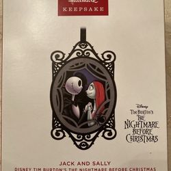 Tim Burton‘s The Nightmare Before Christmas Jack & Sally Hallmark Keepsake 2024