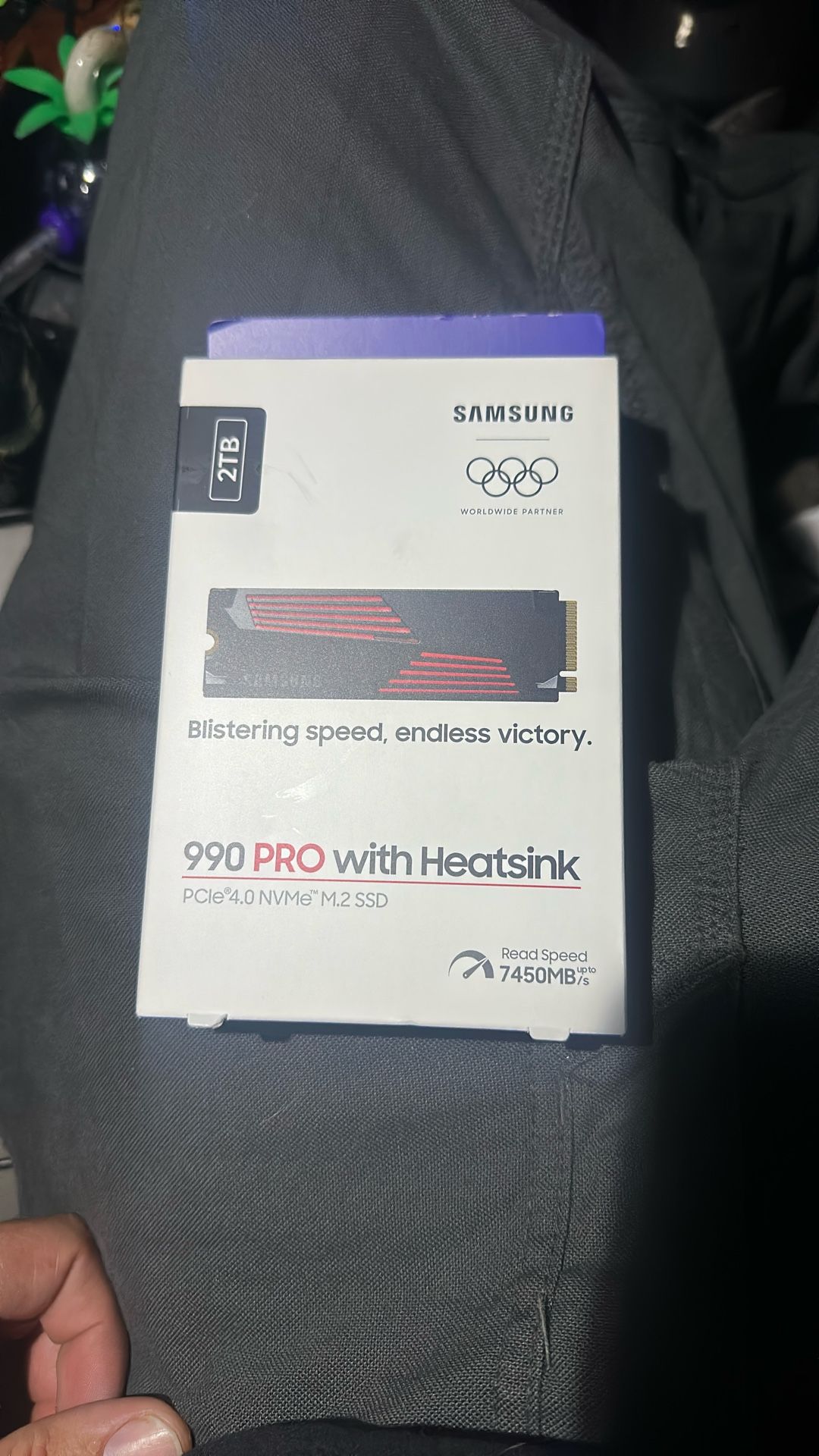 2 TB m.2 SSD 990 Pro With heatsink In Box