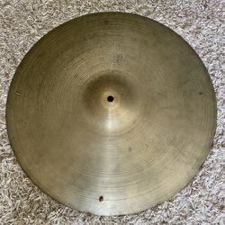 Zildjian A 18" Crash Ride Cymbal With Rivets Vintage 70s