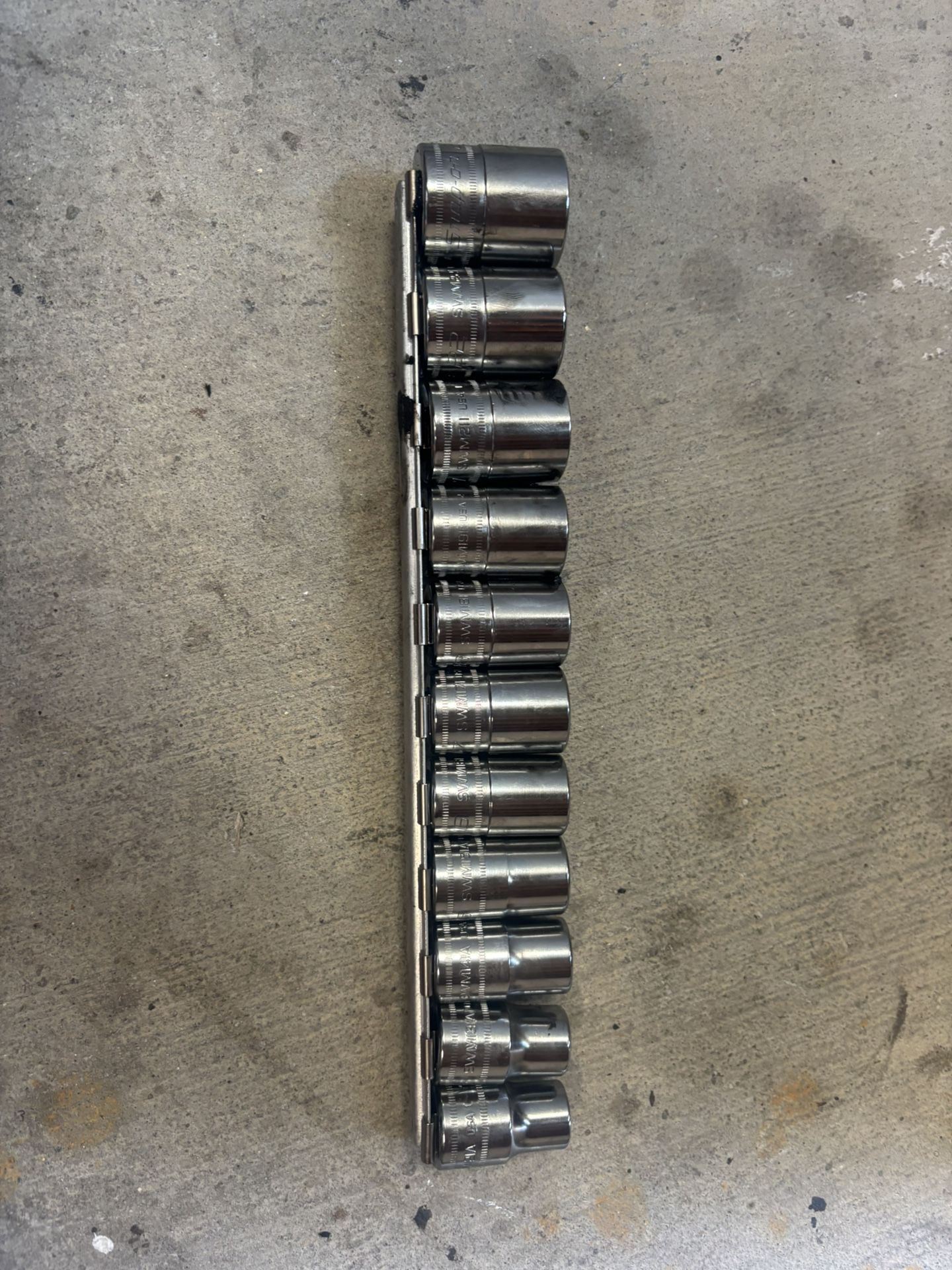 Metric 12 Point Snap-On Set 