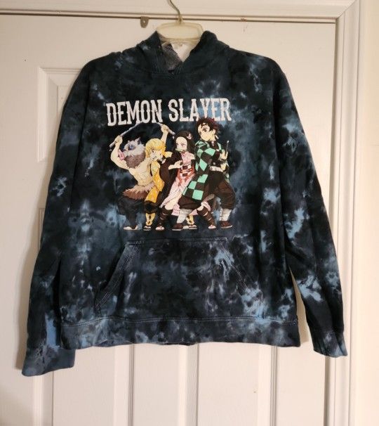 Demon Slayer Kimetsu No Yaiba Group Hoodie Size L