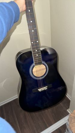 Guitar blue