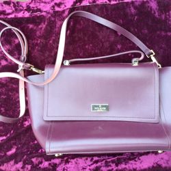 KATE SPADE purse bag Burgundy LIPSTICK RED purple PINK GOLD lavender NEW 
