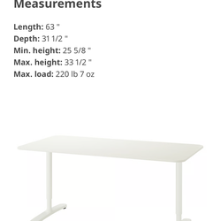 Ikea Bekant desk