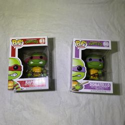 Funko Pop! Vinyl: Teenage Mutant Ninja Turtles - Raphael #61 Donatello #60