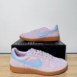 Nike Women's Field General SE Casual Shoes - Doll Psychic Blue Gum - Size 7, 7.5