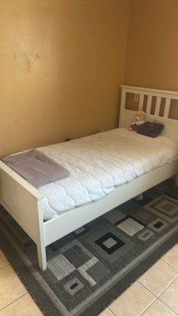 Twin bed mattress and frame very good condition