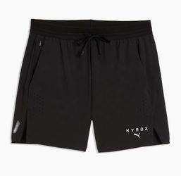 Puma x Hyrox DryElite 5” Shorts Black Sz. M NWT