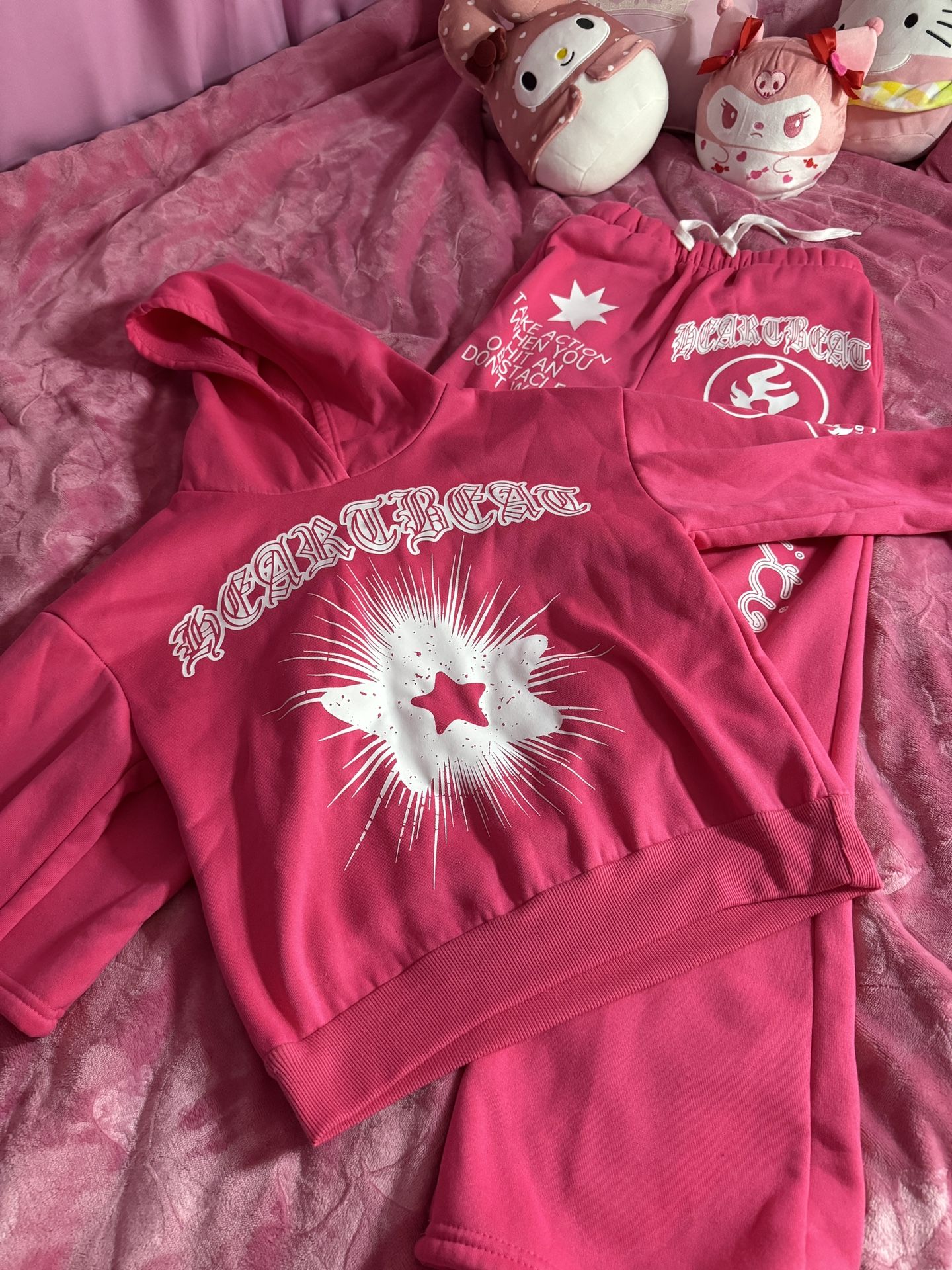 Women’s Pink Hoodie & Sweatpants SET – XS