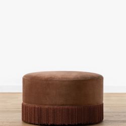 McGee & Co Fringed Ottoman, Brand New, In Box!