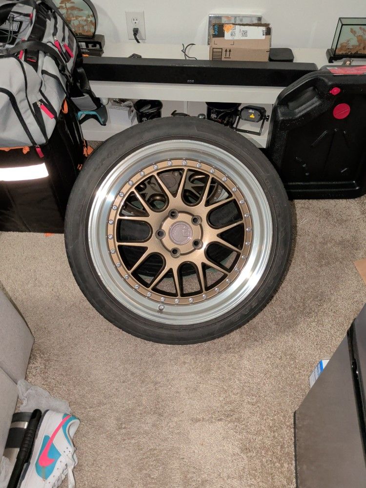 2 Aodhan DS06 18×8.5 +35 Bronze Wheels