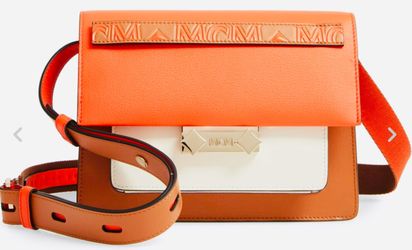 2019 MCM SMALL MILANO LEATHER SHOULDER BAG “RETIRED” HARD FIND $1620