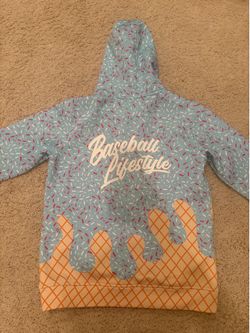 Baseball 101 hoodie youth large