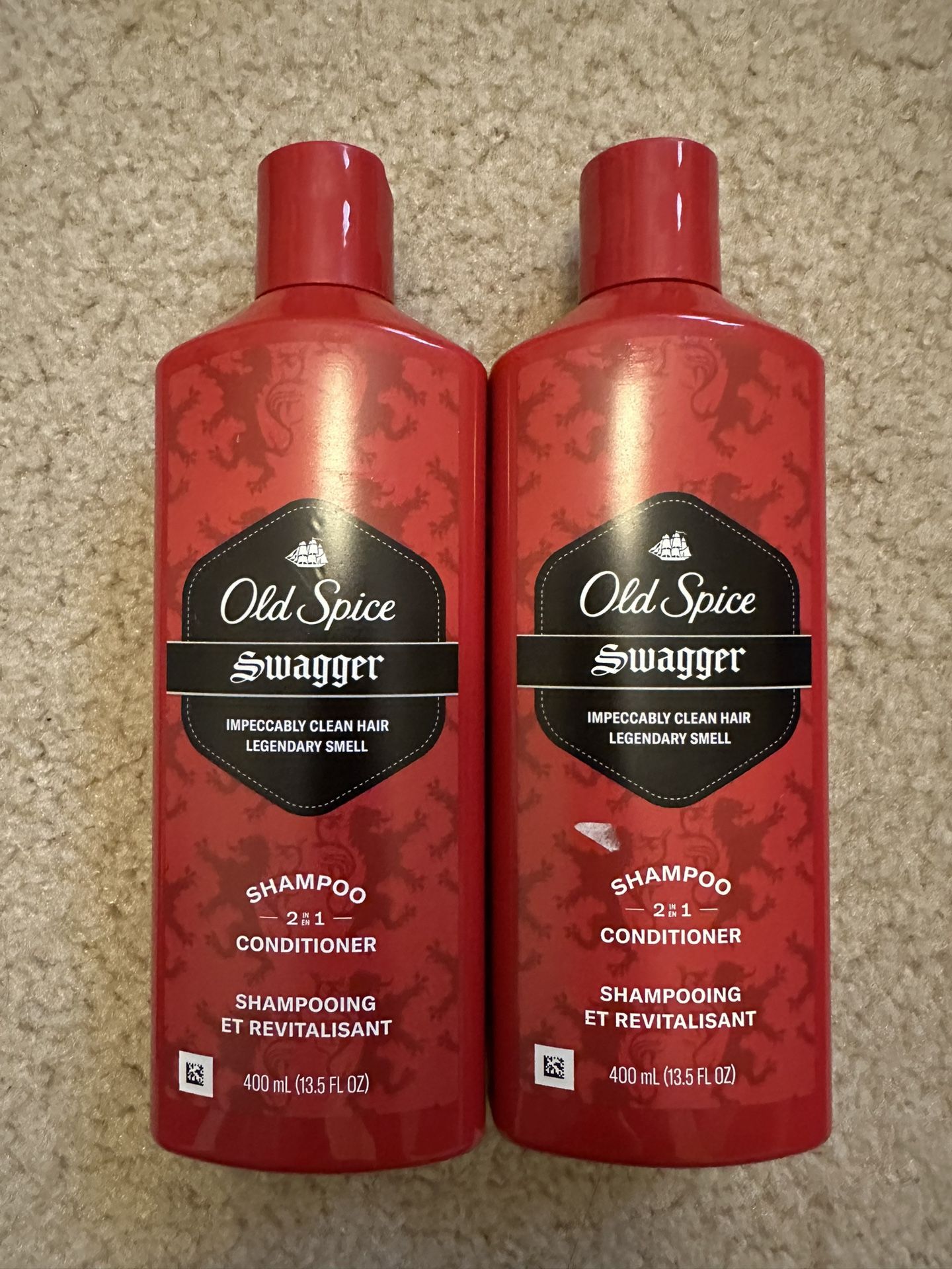 Old Spice 13.5 Oz Swagger 2 In 1 Shampoo & Conditioner Legendary Smell