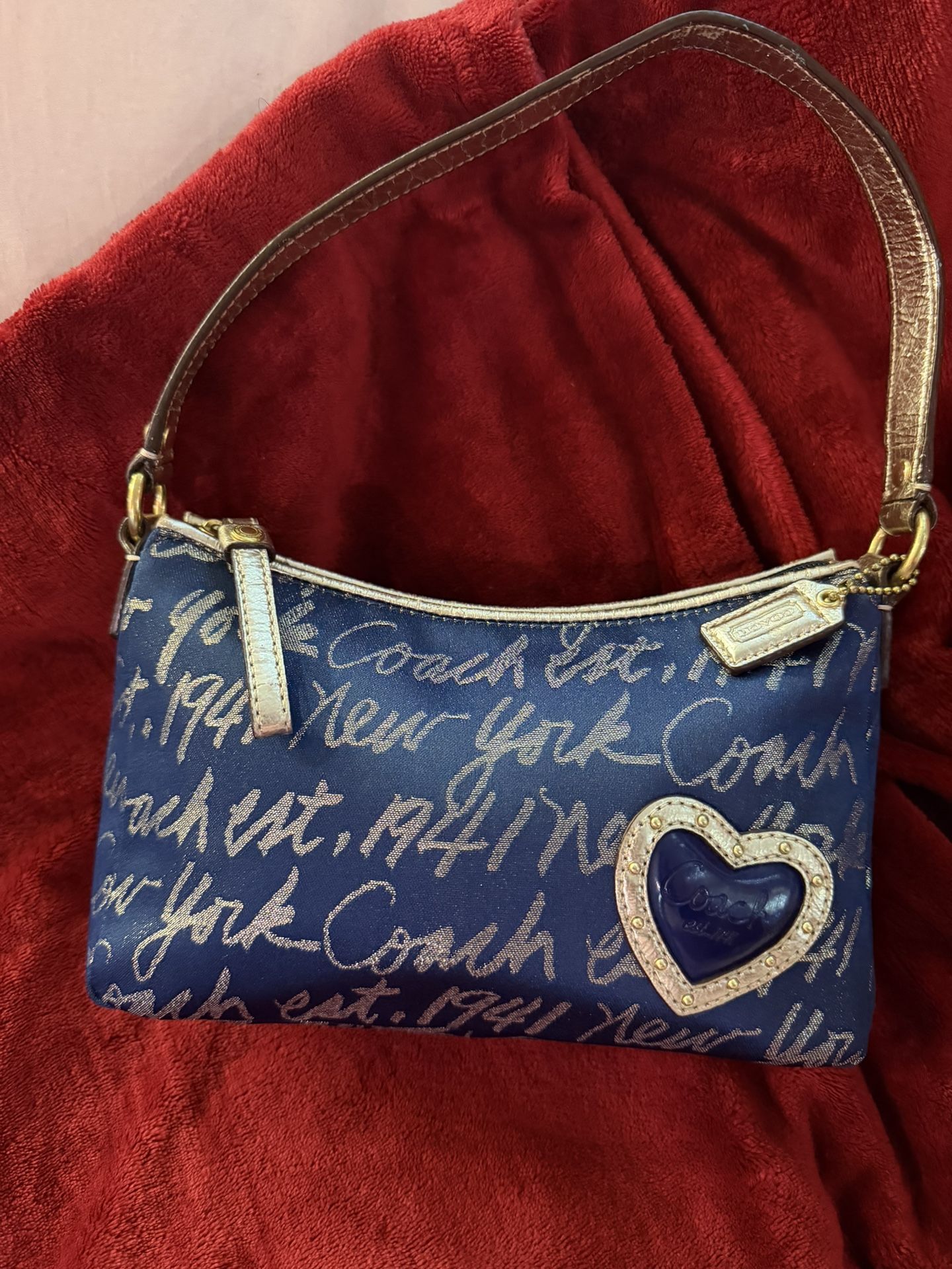 ππCoach Blue Handbag ππ