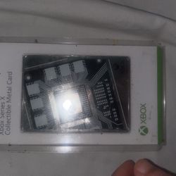 Xbox Series X Collectible Metal Card