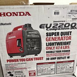 Brand New Honda Eu2200i Companion Model In Honda Factory Sealed Box No Oil No Gas Added 100% Brand New