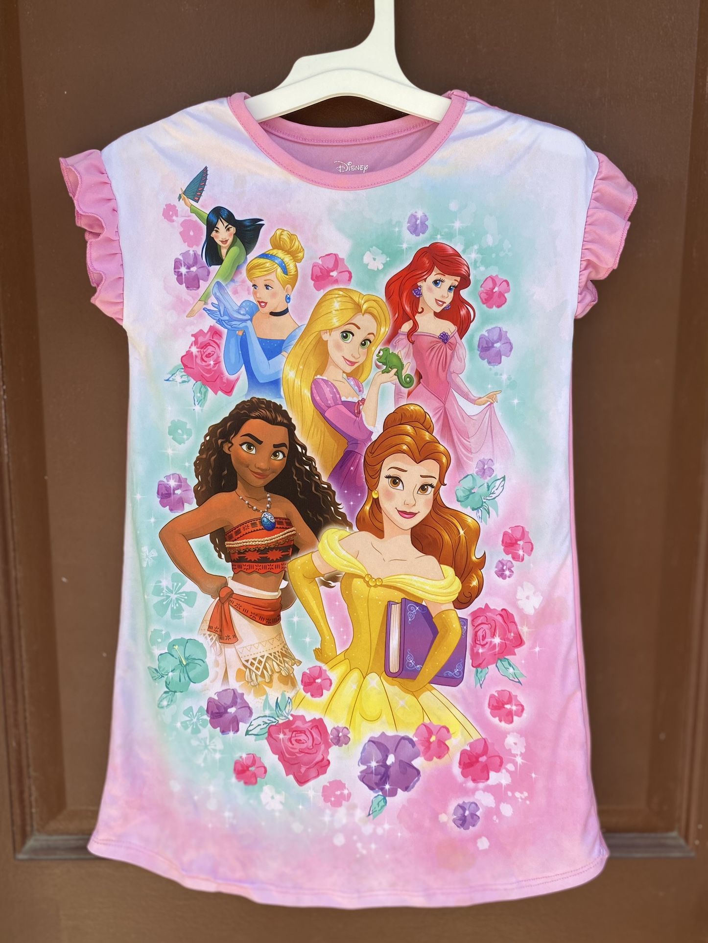 Princess Satin Nightgown Pajamas 5T