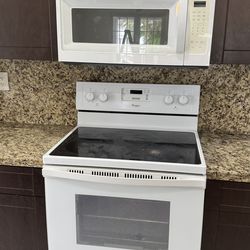 Stove and microwave - whirlpool