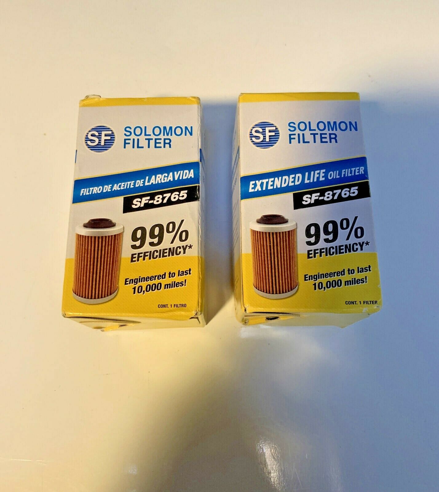 Solomon Filter Extended Life Oil Filter SF-8765 (Set of 2)