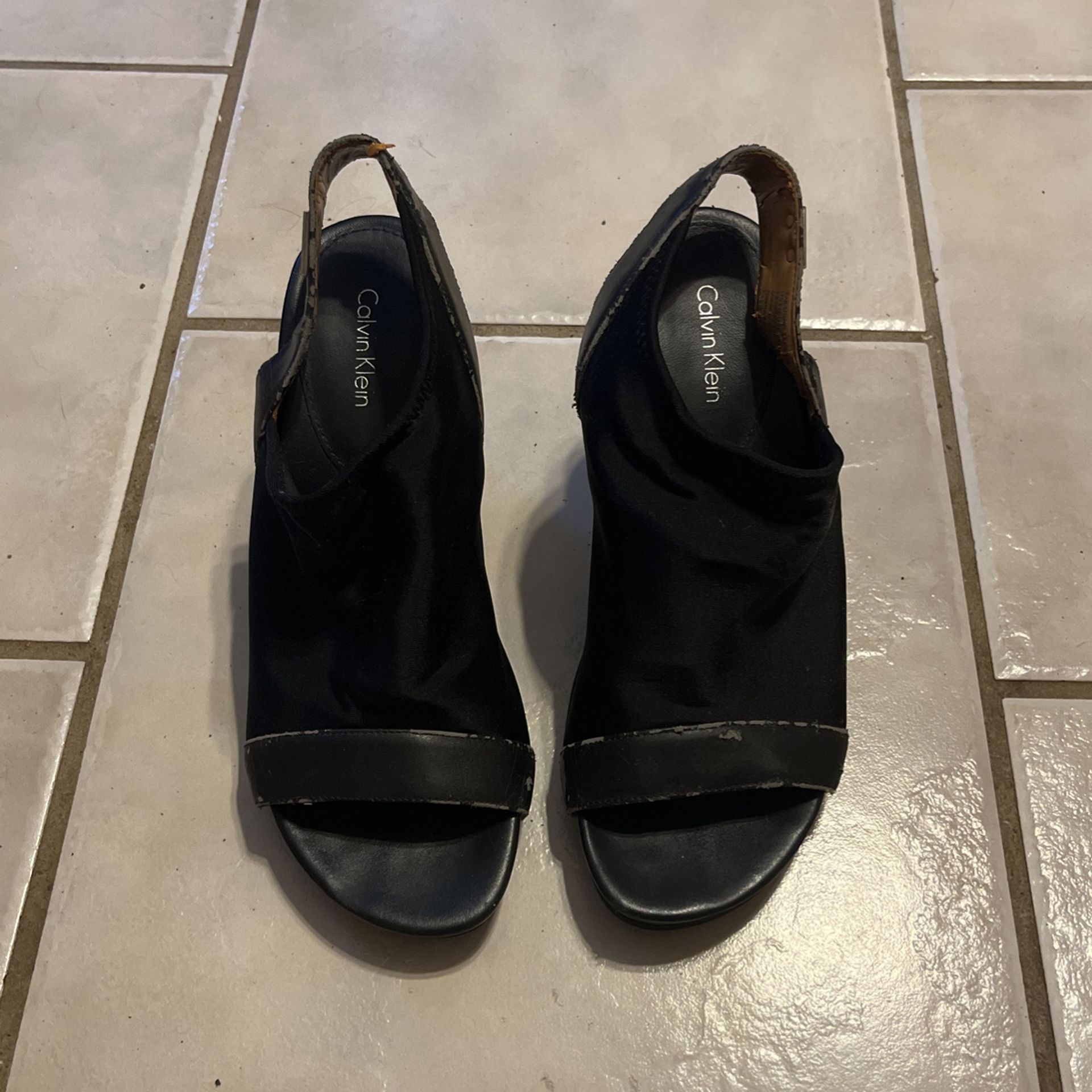 Calvin Klein Black Heels