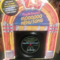 New Vintage McDonald's Million Dollar Menu Song