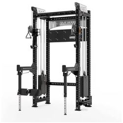 Brand New In Boxes Mikolo Anubis Power Cage, Power Rack with Cable Crossover System,  Multi-Function Squat Rack with with Aluminum Pulley System