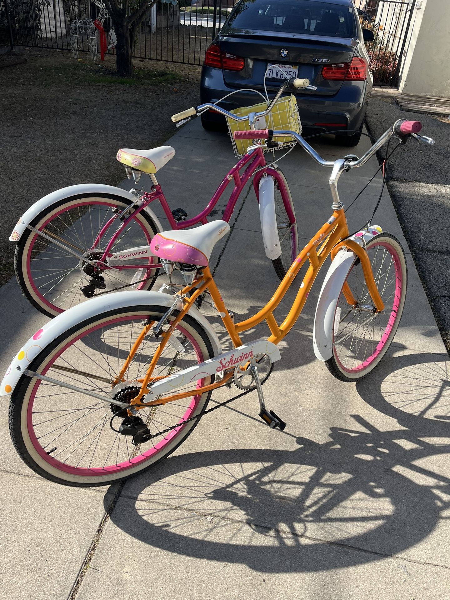 Two Schwinn 26” Lulu and Majestic Cruiser Bikes Almost New Both