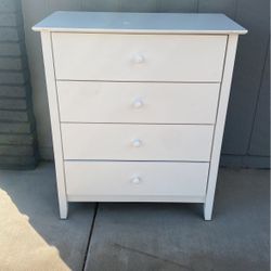 White Simmons Dresser