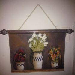 Beautiful Hanging Scroll Flower Decor