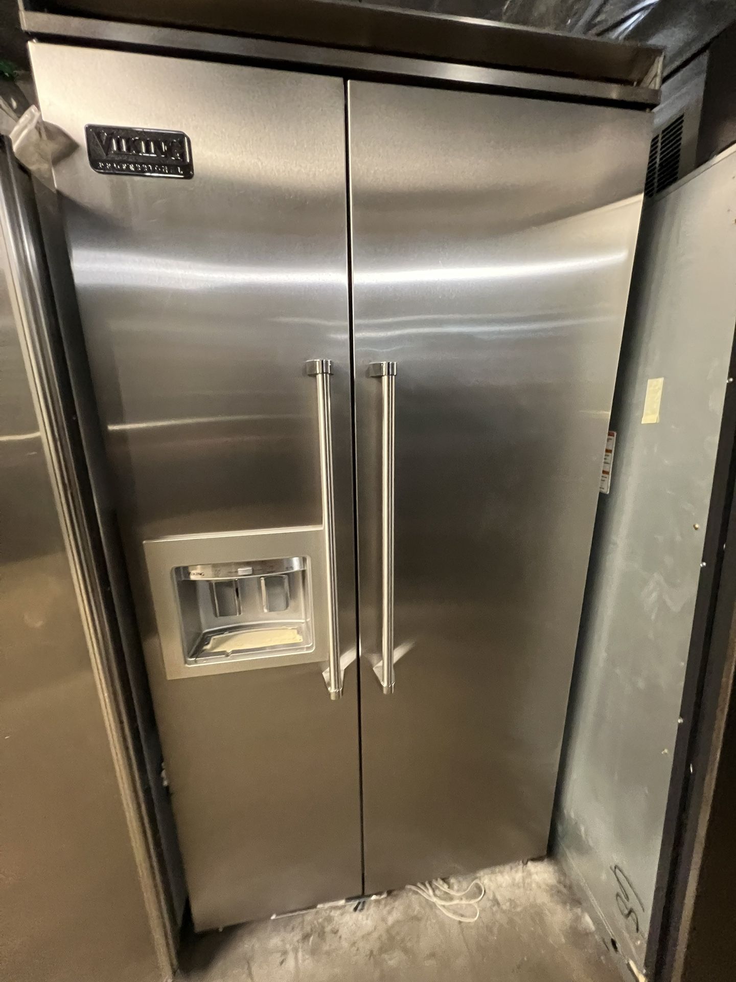 Viking 42” Refrigerator Built In Stainless Steel