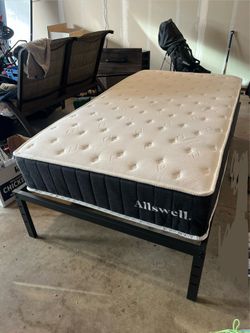 Gently Used Twin Bed (Mattress and Frame)
