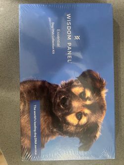 Price drop -Brand New Sealed Wisdom Panel Essential Breed DNA Kit
