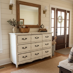 Potato Barn Farmhouse Distressed Dresser