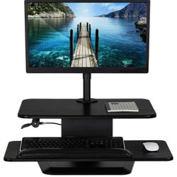 Mount It Sit Stand Desk Converter With Monitor Mount - Brand New, Never Opened 