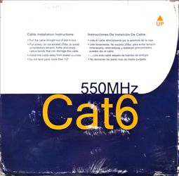 $40 550MHz Cat6 bulk Ethernet cabl