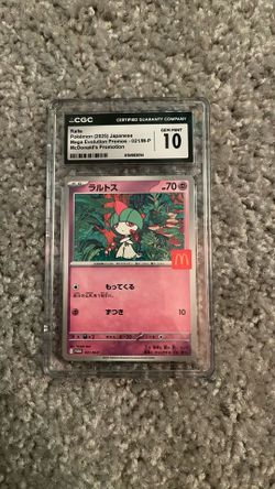 CGC 10 Japanese Ralts McDonald’s Promo 021/M-P