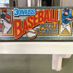 1990 Dunress Baseball Puzzle & Cards. Factory Sealed 