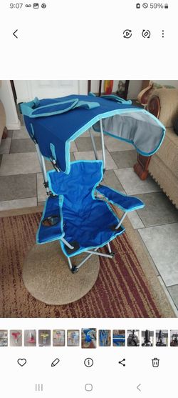 KELSYUS BRAND KIDS FOLDING CHAIR WITH CANOPY
