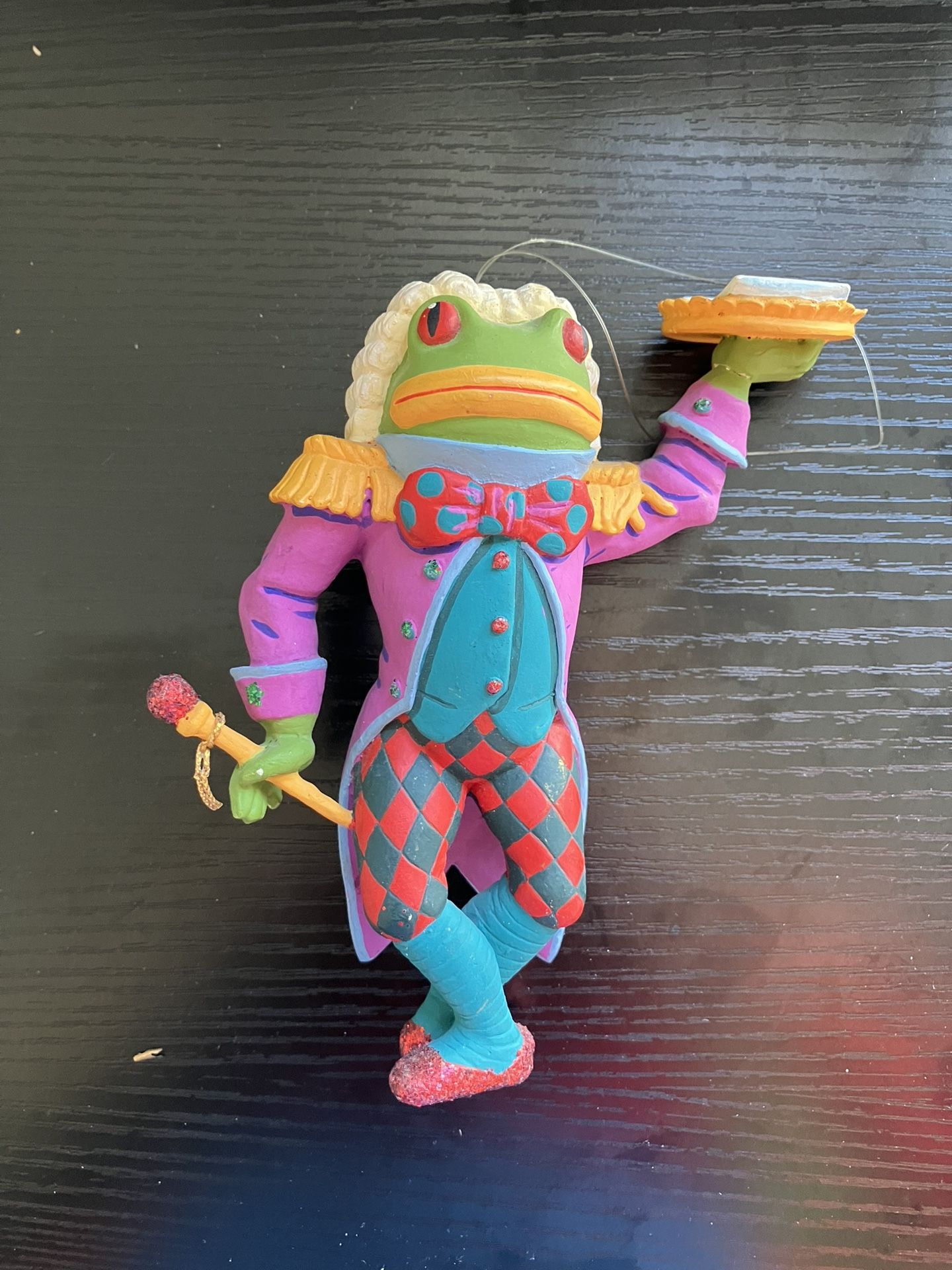 Department 56 Alice in Wonderland Christmas Ornament FROG FOOTMAN 1993 Butler
