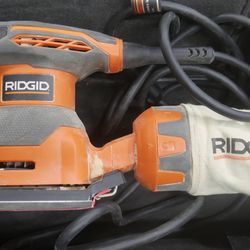 Ridgid Sander corded in case R2501 used tested 891286-2