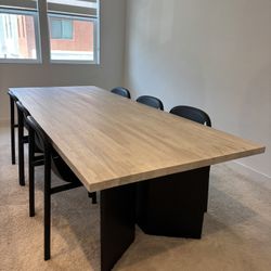 Cb2 Dining Table+blu Dot Chair 6