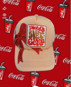 Diet Coke custom made trucker