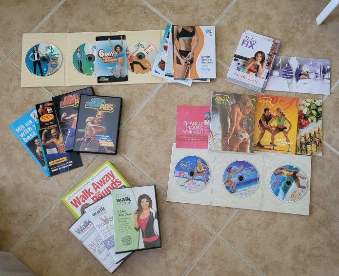 FITNESS DVDs (5) Sets