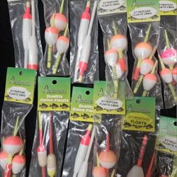 PREMIUM FISHING TACKLE QUALITY BALSA FLOATS VARIETY BULK LOT OF 20 PACKS 
