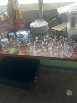 Assorted Glass Mugs