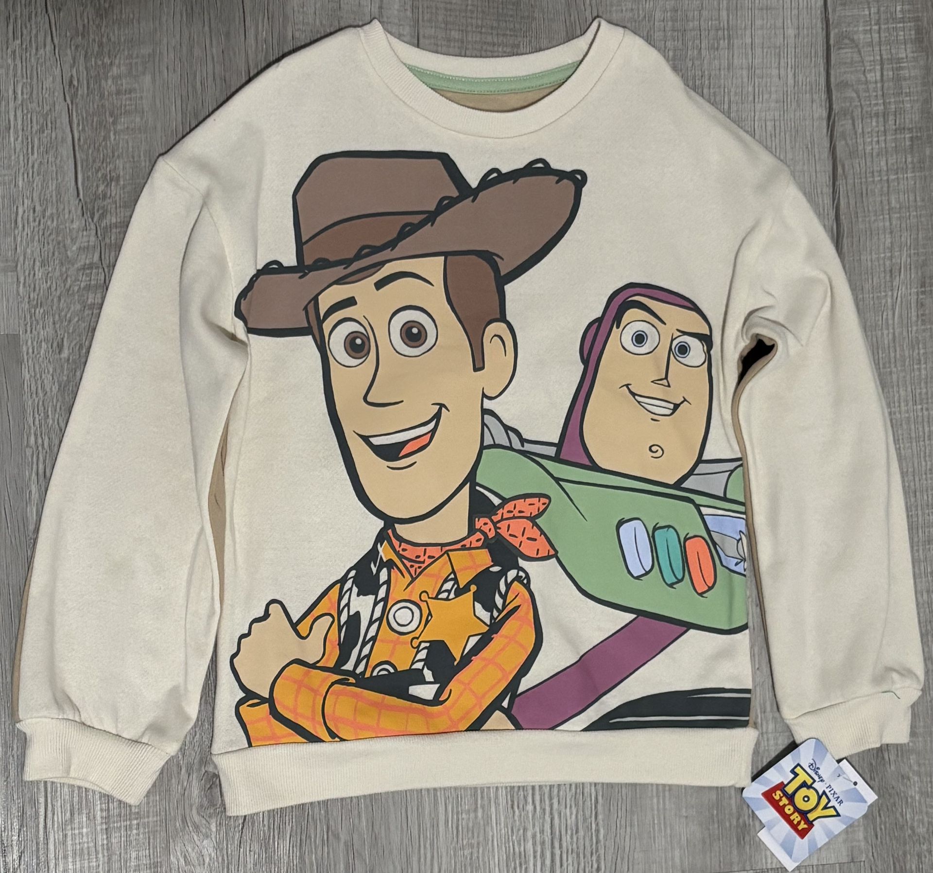 New Disney Toy Story: Woody, Buzz Lightyear & Alien Fleece Sweatshirt