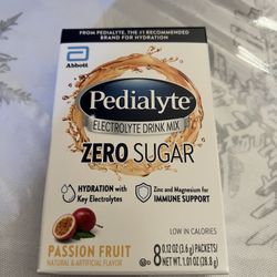 Pedialyte Electrolyte Drink Mix Zero Sugar