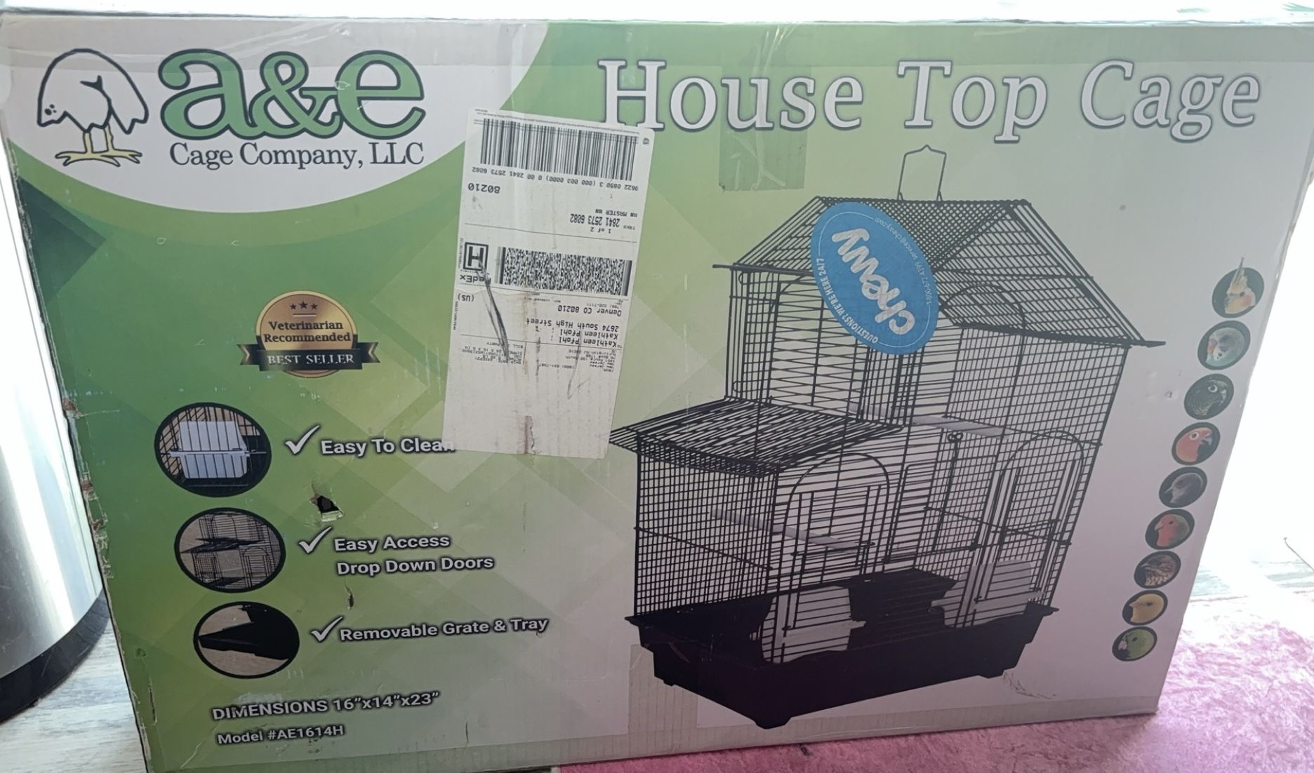 A&E Housetop Birdcage