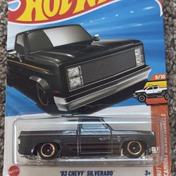 Hot Wheels  ‘83 Chevy Silverado  Black 